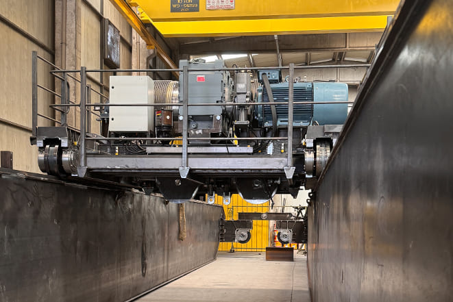 Process crane structure